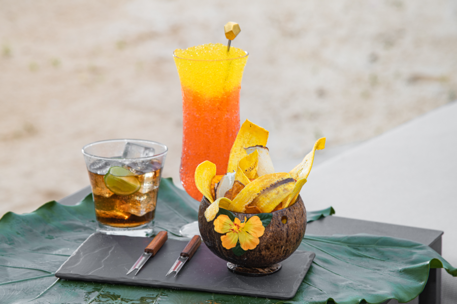 Beverage and snack